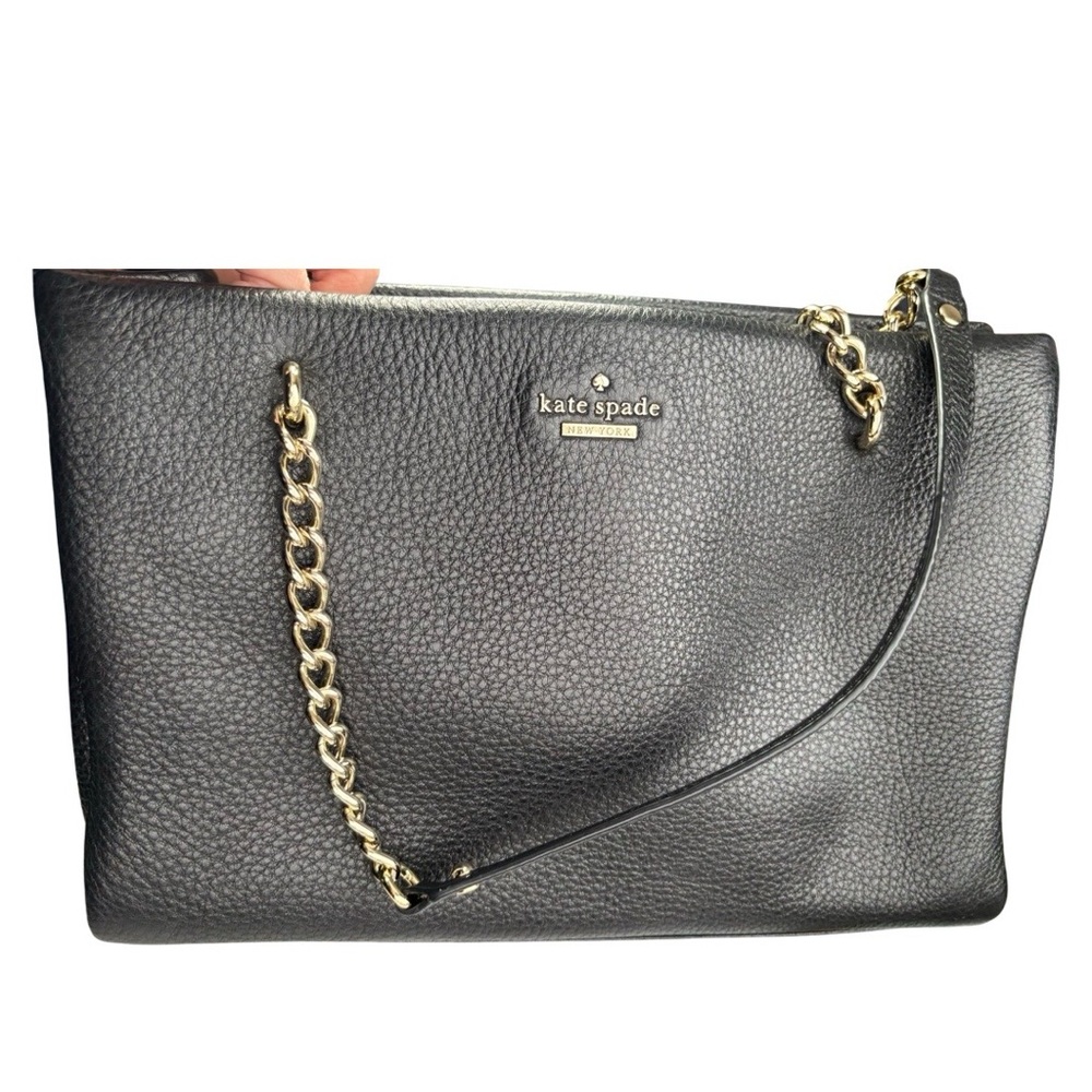 Kate Spade 'Emerson Place Smooth Phoebe' Pebbled Leather w/shimmer, Like new